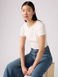 Dry Goods Women's Pointelle T-Shirt