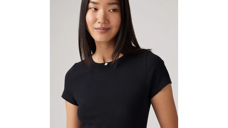 Dry Goods Women's Pointelle T-Shirt