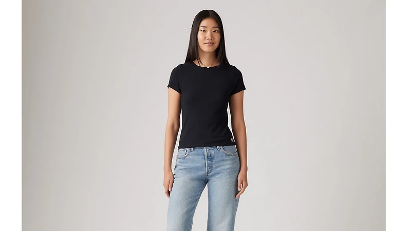 Dry Goods Women's Pointelle T-Shirt