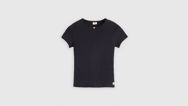 Dry Goods Women's Pointelle T-Shirt