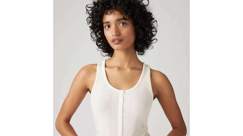 Dry Goods Women's Pointelle Tank Top