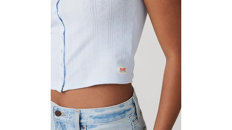Dry Goods Women's Pointelle Tank Top