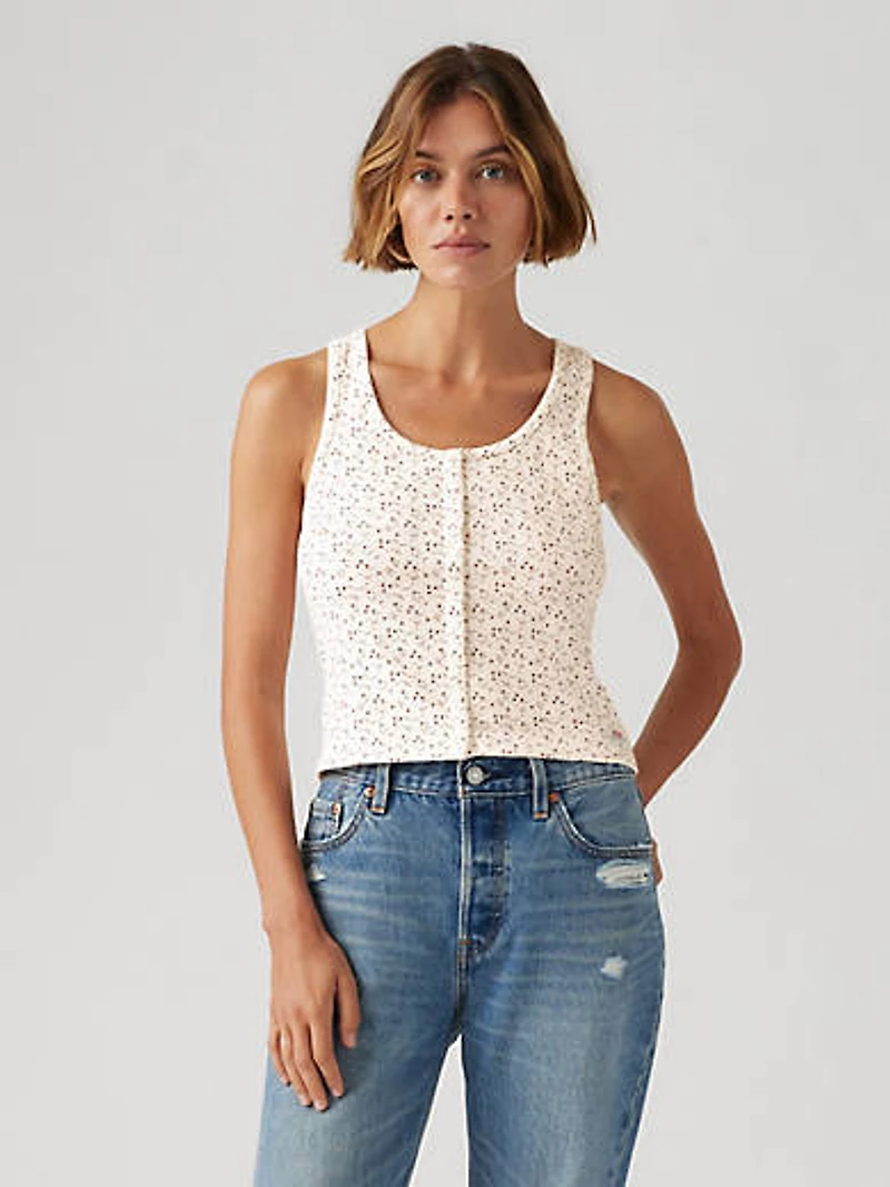 Dry Goods Women's Pointelle Tank Top