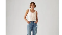 Dry Goods Women's Pointelle Tank Top