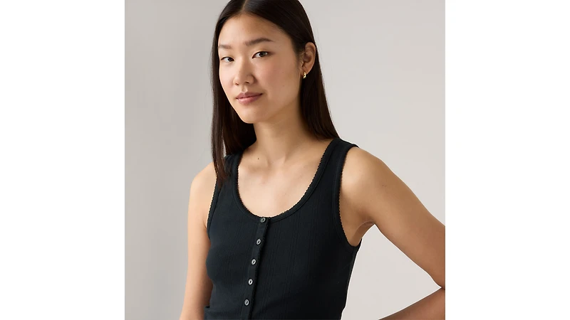 Dry Goods Women's Pointelle Tank Top