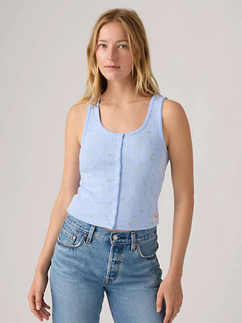 Dry Goods Women's Pointelle Tank Top