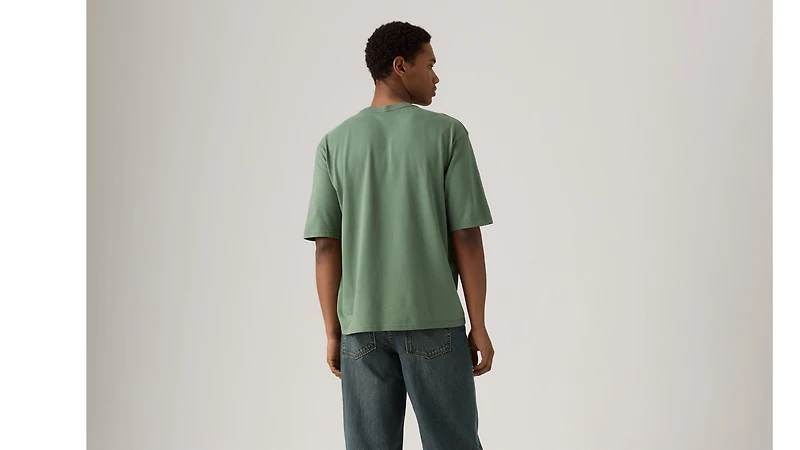 Half-Sleeve Graphic Pocket T-Shirt
