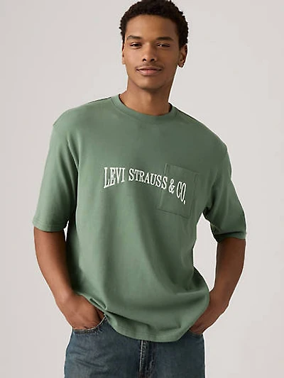 Half-Sleeve Graphic Pocket T-Shirt