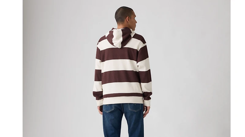 Thermal Rugby Hoodie Sweatshirt