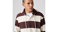 Thermal Rugby Hoodie Sweatshirt