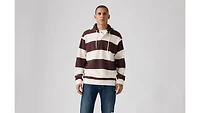Thermal Rugby Hoodie Sweatshirt