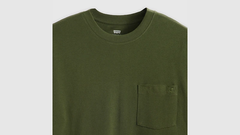 Half-Sleeve Pique T-Shirt