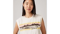 Graphic Boxy Tank Top