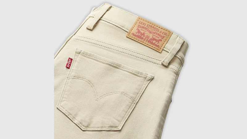 318 Shaping Notch Back Wide Leg Women's Jeans
