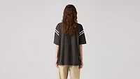 Pieced Graphic Short Stack T-Shirt