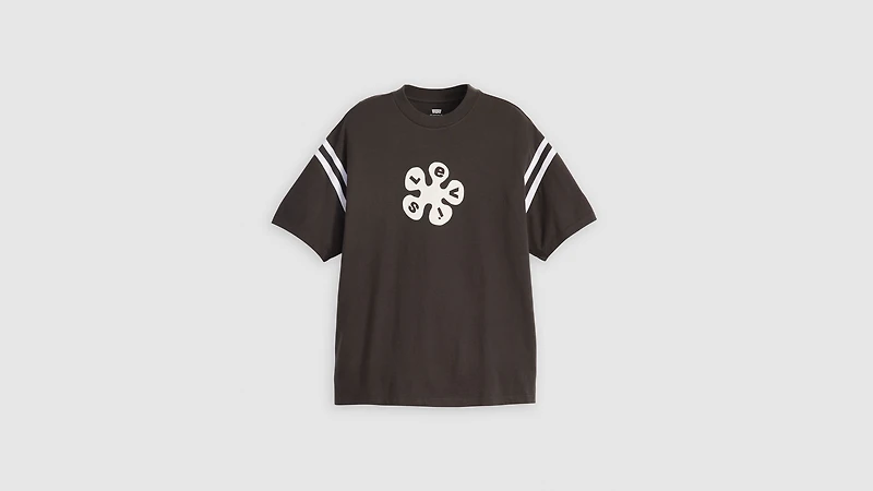 Pieced Graphic Short Stack T-Shirt
