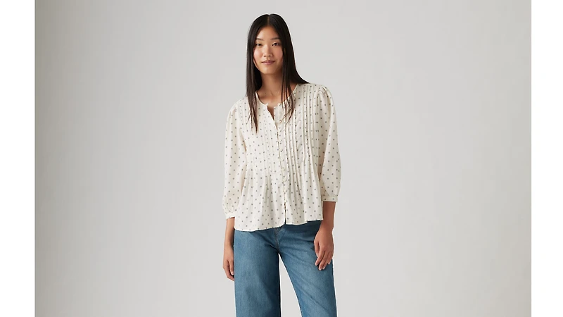 Gina Linen Blend Blouse