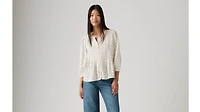 Gina Linen Blend Blouse