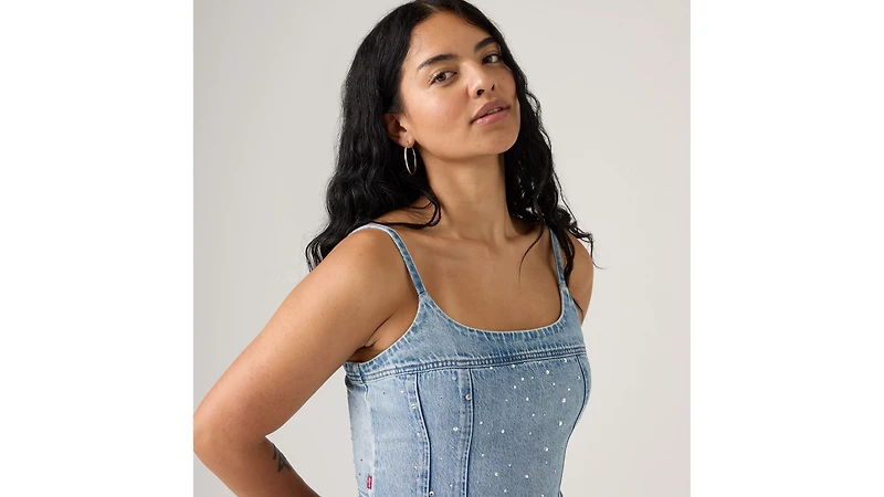 Jadine Denim Cami Tank Top