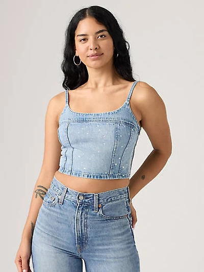 Jadine Denim Cami Tank Top