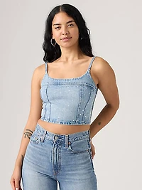 Jadine Denim Cami Tank Top