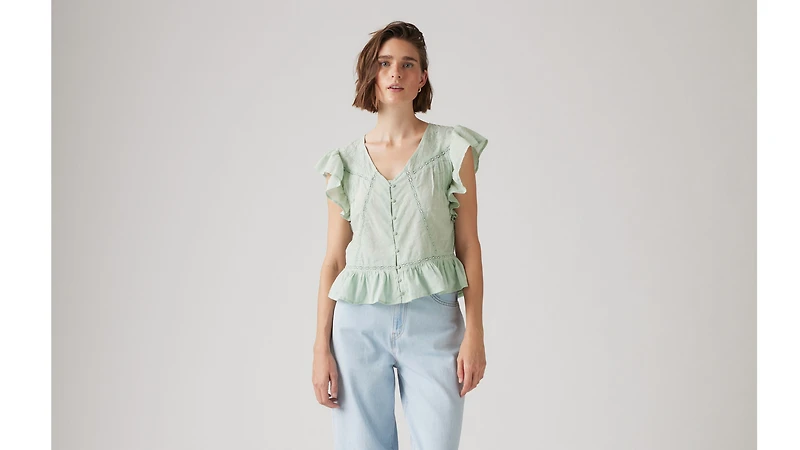 Aniston Short Sleeve Blouse