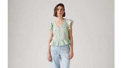 Aniston Short Sleeve Blouse