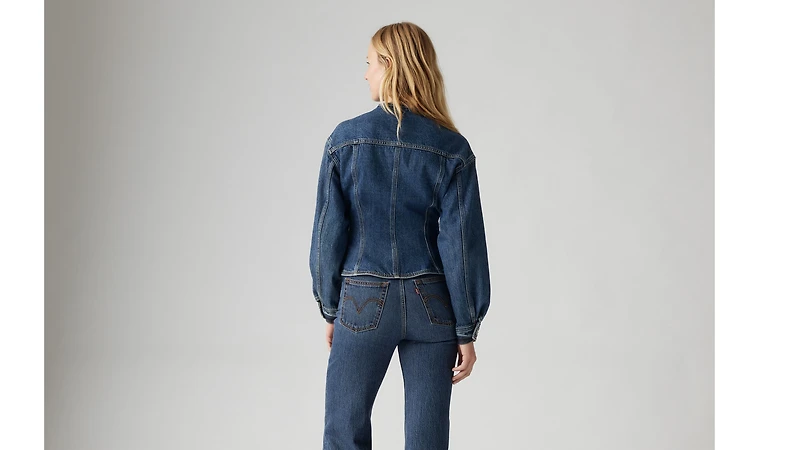 Sculpted Trucker Jacket