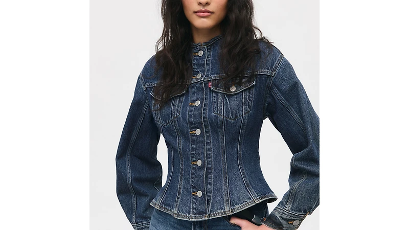 Sculpted Trucker Jacket