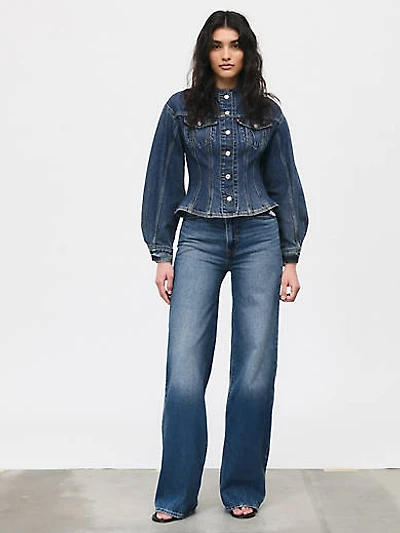 Sculpted Trucker Jacket