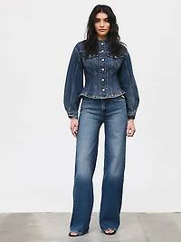 Sculpted Trucker Jacket