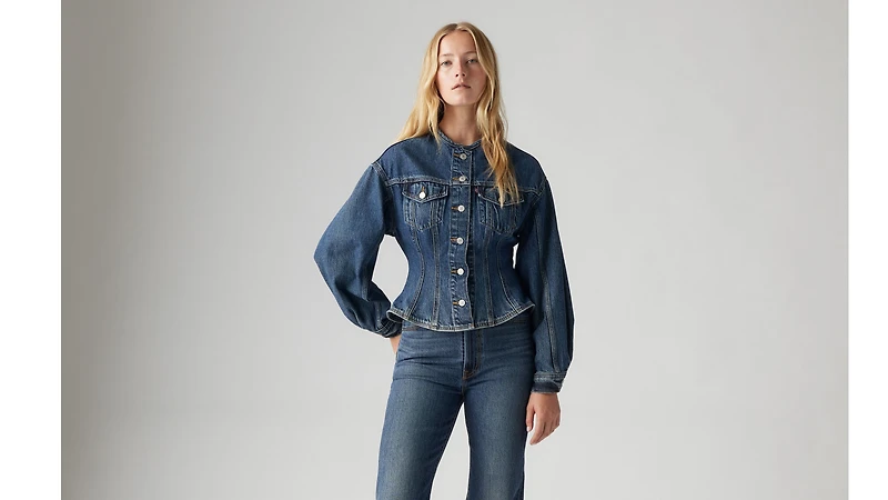 Sculpted Trucker Jacket