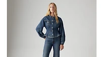 Sculpted Trucker Jacket