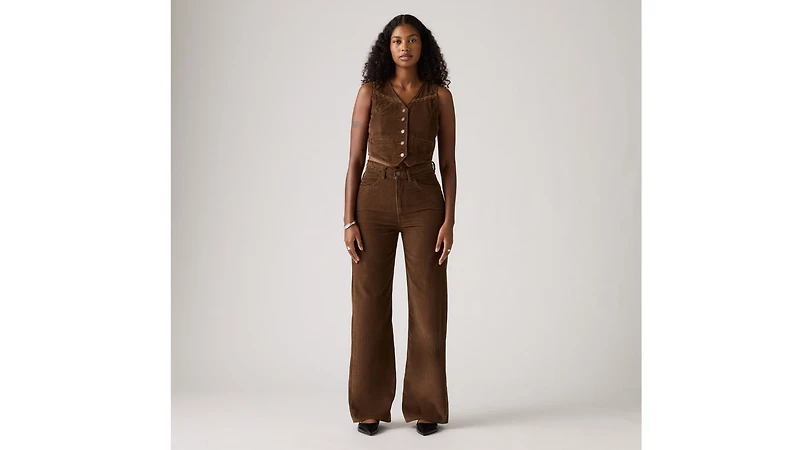 Ribcage Wide Leg Braided Women's Jeans