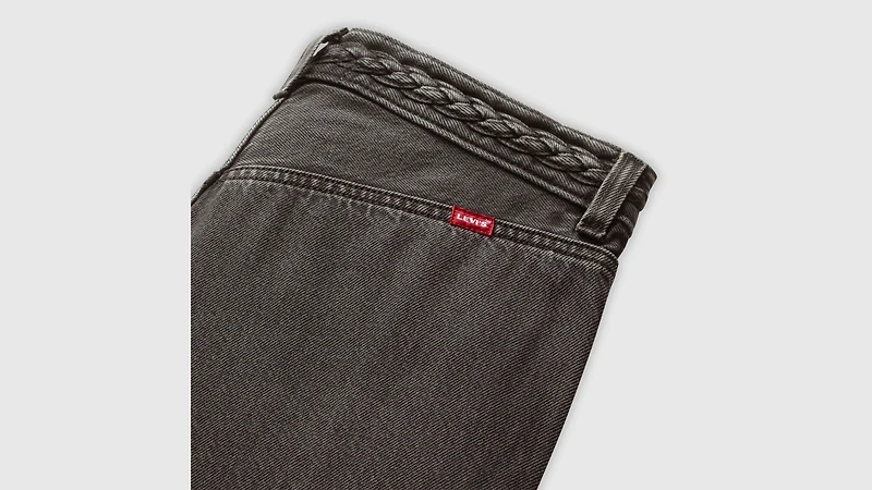Ribcage Wide Leg Braided Women's Jeans