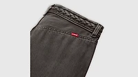 Ribcage Wide Leg Braided Women's Jeans