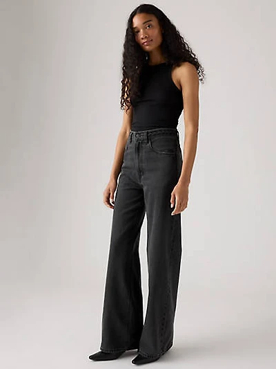 Ribcage Wide Leg Braided Women's Jeans