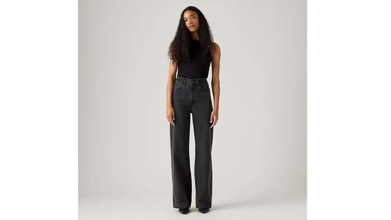 Ribcage Wide Leg Braided Women's Jeans