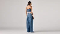 XL Baggy Straight Seamed Women's Jeans