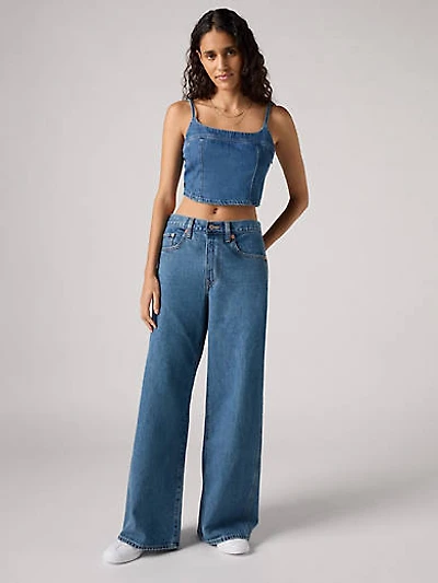 XL Baggy Straight Seamed Women's Jeans