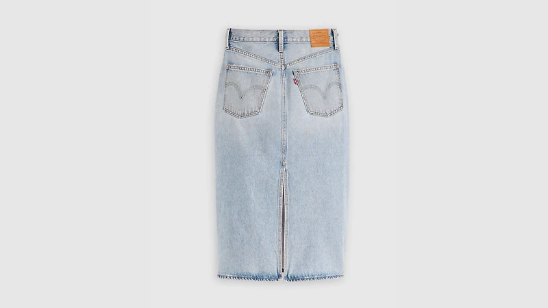 High Rise Slit Skirt
