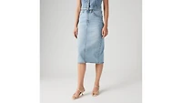 High Rise Slit Skirt