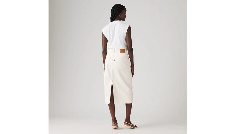 High Rise Slit Skirt