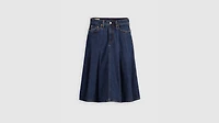 Pleated Midi Skirt