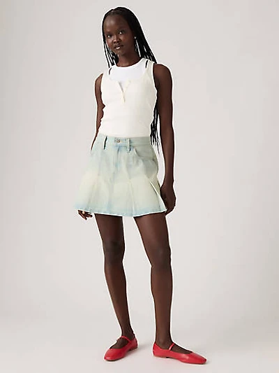 Pleated Mini Skirt