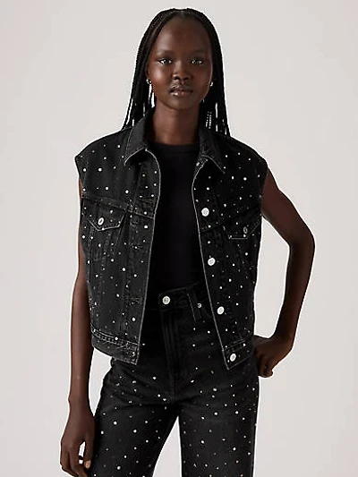 Shrunken '90s Trucker Vest