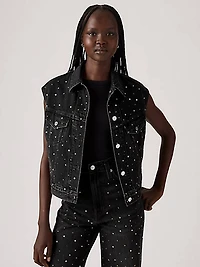 Shrunken '90s Trucker Vest