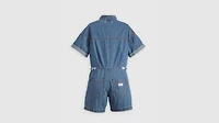 Short Sleeve Surplus Romper