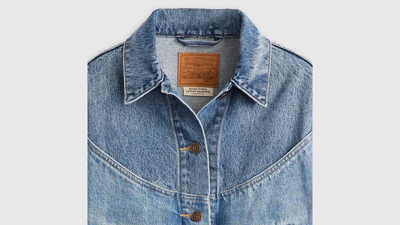 Shrunken '90s Western Trucker Jacket