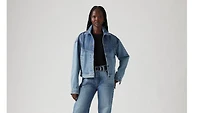Shrunken '90s Western Trucker Jacket